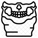 Halbschädelmaske  Symbol