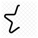 Halb Stern Teilweise Symbol