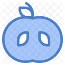Half Apple  Icon