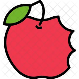 Half apple  Icon