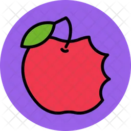 Half apple  Icon