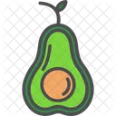 Half Avocado Avocado Food Icon