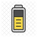 Half Battery Battery Power Icon