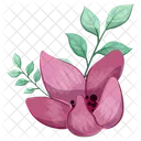 Flower Half Bloom Plant Icon