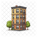 Half Built Building Icon