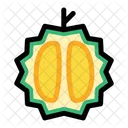 Half Durian Fruit Icon