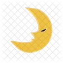 Moon Half Moon Halloween Icon