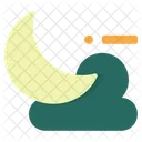 Moon Half Moon Climate Icon