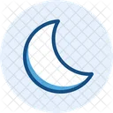 Half Moon Moon Nature Icon