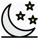 Half Half Moon Moon Icon