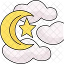 Half Moon Moon Iftar Icon