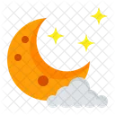 Moon Night Crescent Icon