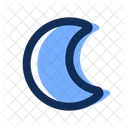 Half Moon Moon Phase Moon Icon