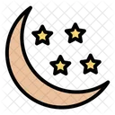 Half Moon Night Moon Icon