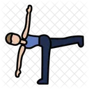 Yoga Exercise Pose Icon