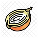 Half Onion Onion Slice Half Icon