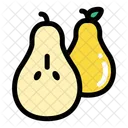 Half Pear Fruit Icon