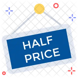 Half Price  Icon