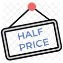 Half Price Black Friday Icon