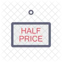Half Price Board Signboard Signal アイコン
