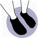 Half Socks Black Socks Socks Icon
