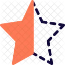 Half Star  Icon
