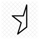 Half Star Left Icon