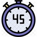 Half Time Timer Stopwatch Icon