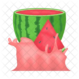 Half watermelon  Icon