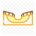 Halfpipe Skateboard Sport Icon