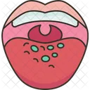 Halitosis Mouth Tongue Icon