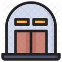 Hangar Flugzeug Wartung Symbol