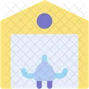 Hangar Luftfahrt Flugzeug Symbol