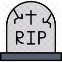 Halloween Cemetery Headstone Icon