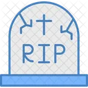 Halloween Cemetery Headstone Icon