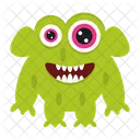 Halloween Alien Cartoon Icon