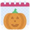 Halloween Calendar Dates Icon