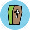Halloween Coffin Casket Icon