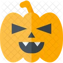 Halloween Lamp Pumpkin Icon Icône