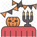 Halloween Party Table Icon