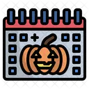 Halloween Calendar Holiday Icon