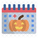 Halloween Calendar Holiday Icon