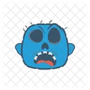 Zombie Scull Scary Icon