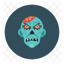 Zombie Clown Monster Icon