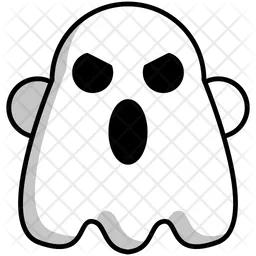 Halloween Angry Ghost  Icon