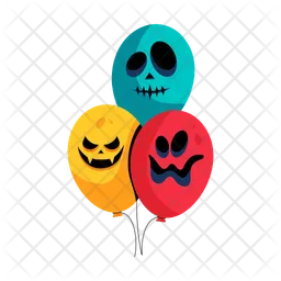 Halloween Balloons  Icon