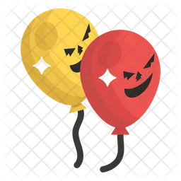 Halloween Balloons  Icon