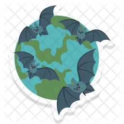 Halloween Bats  Icon
