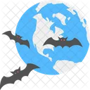 Halloween Bat Evil Icon