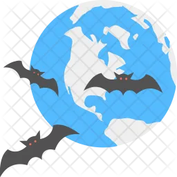 Halloween Bats  Icon